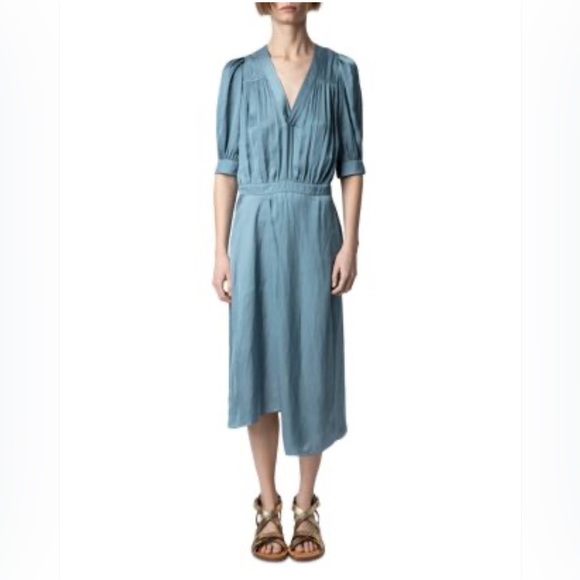 NWT Zadig & Voltaire Ralia Satin Dress - Picture 1 of 8